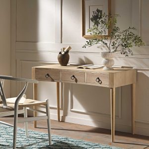 Thalia Concave Dressing Table, Natural